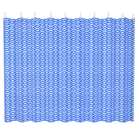 Изображение Штора для ванной 180х200 см полиэтилен прибрежная волна FASHUN (арт. A8824)
