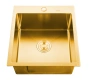 Мойка врезная 3,0мм Feinise 44х44 золото глубина 200мм в комплекте коландер раздвижной FEINISE (арт. CS4444J) оптом от компании Аквалига
