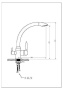 Смеситель для кухни Feinise на гайке для фильтра питьевой воды высокий излив белый FEINISE (арт. S9034-7)