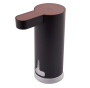Диспансер для пены/жидкого мыла с USB подзарядкой металл чёрно-бордовый FASHUN (арт. A411-7) оптом от компании Аквалига
