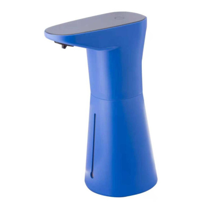 Диспансер для пены/жидкого мыла с USB подзарядкой пластик синий FASHUN (арт. A410-11) оптом от компании Аквалига
